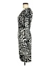 Boston Proper Animal Print Ivory Cocktail Dress Size 6 - photo 5