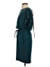 En Focus Studio Solid Teal Casual Dress Size S - photo 5