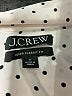 J.Crew 100% Viscose Polka Dots Ivory Long Sleeve Blouse Size 0 - photo 7