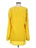 BCBGMAXAZRIA 100% Silk Yellow Long Sleeve Silk Top Size S - photo 2