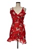 Simplee Floral Red Cocktail Dress Size M - photo 1