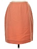 Petite Sophisticate Solid Orange Formal Skirt Size 4 Petite - photo 1