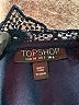 Topshop 100% Polyester Black Short Sleeve Blouse Size 2 - photo 7