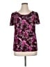 George Purple Short Sleeve Top Size XL - photo 1