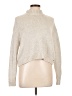 American Eagle Outfitters Metallic Silver Turtleneck Sweater Size L - photo 1