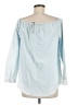 Rag & Bone 100% Cotton Blue 3/4 Sleeve Blouse Size M - photo 2