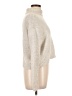 American Eagle Outfitters Metallic Silver Turtleneck Sweater Size L - photo 4