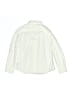 Crewcuts 100% Cotton Solid Ivory Long Sleeve Button-Down Shirt Size 8 - photo 2