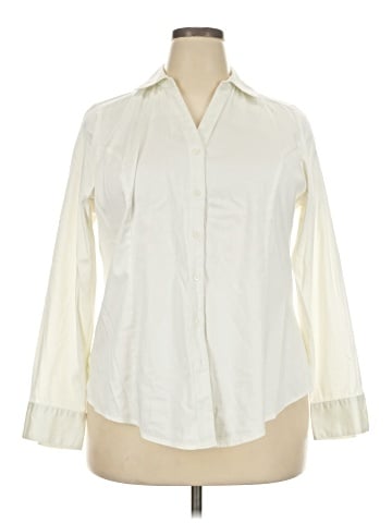 Lane Bryant Long Sleeve Blouse (view 1)