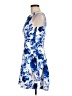 Chaps Print Blue Cocktail Dress Size 8 (petite) - photo 5