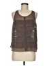 Ark & Co. 100% Polyester Brown Sleeveless Blouse Size M - photo 1