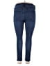 Express Solid Blue Jeans Size 18 (estimated) - photo 2