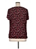Jaclyn Smith Burgundy Short Sleeve Blouse Size XL - photo 2