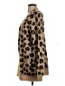 Hayden 100% Acrylic Animal Print Brown Cardigan Size S - photo 5