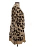 Hayden 100% Acrylic Animal Print Brown Cardigan Size S - photo 4