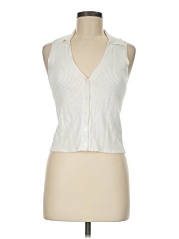 Caroline Constas Sleeveless Button-Down Shirt (view 1)