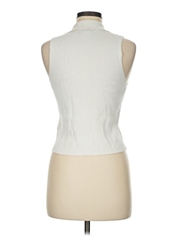 Caroline Constas Sleeveless Button-Down Shirt (view 2)