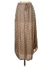 Eddie Bauer 100% Rayon Chevron-herringbone Brown Casual Skirt Size XS (petite) - photo 1