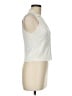 Caroline Constas Ivory Sleeveless Button-Down Shirt Size M - photo 4