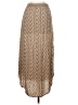 Eddie Bauer 100% Rayon Chevron-herringbone Brown Casual Skirt Size XS (petite) - photo 2