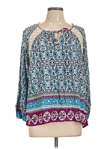 Umgee 3/4 Sleeve Blouse (view 1)