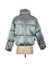 Old Navy 100% Nylon Metallic Silver Snow Jacket Size S - photo 2