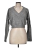 Mono b Gray Long Sleeve Top Size M - photo 1