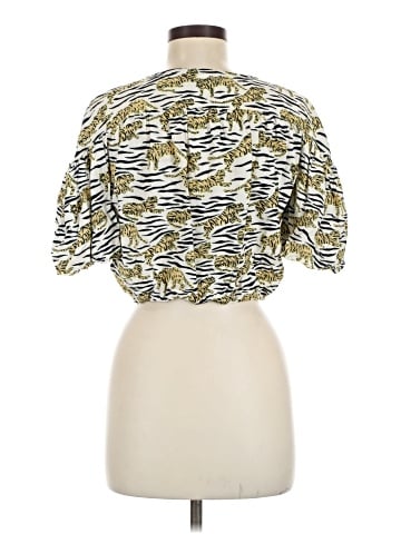 Topshop Short Sleeve Blouse (view 2)
