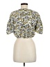 Topshop Yellow Short Sleeve Blouse Size 6 - photo 2