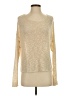 Wet Seal 100% Acrylic Metallic Gold Pullover Sweater Size S - photo 1
