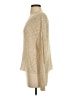 Wet Seal 100% Acrylic Metallic Gold Pullover Sweater Size S - photo 5