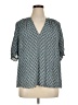 Boden 100% Viscose Paisley Blue 3/4 Sleeve Blouse Size 16 - 18 - photo 1
