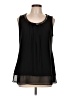 Alfani Black Sleeveless Blouse Size L - photo 1