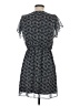BCBGeneration 100% Recycled Polyester Print Blue Casual Dress Size S - photo 2