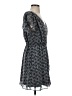 BCBGeneration 100% Recycled Polyester Print Blue Casual Dress Size S - photo 4