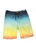 Quiksilver 100% Polyester Tie-dye Blue Board Shorts Size 29 waist - photo 1
