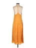 Zara 100% Polyester Orange Casual Dress Size XS - photo 2