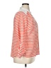 Notations 100% Polyester Stripes Orange 3/4 Sleeve Blouse Size 1X - photo 4