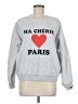 H&M Hearts Gray Sweatshirt Size M - photo 1