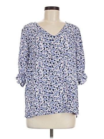 Well Worn 3/4 Sleeve Blouse (view 1)