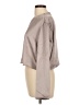 H&M 100% Polyester Metallic Gray Long Sleeve Blouse Size L - photo 5
