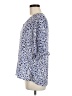 Well Worn 100% Polyester Blue 3/4 Sleeve Blouse Size M - photo 5