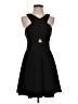 Lulus 100% Polyester Solid Black Cocktail Dress Size S - photo 1
