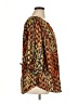 Catherines 100% Polyester Animal Print Orange 3/4 Sleeve Blouse Size 0X - photo 4