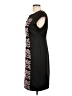 Connected Apparel Graphic Black Cocktail Dress Size 10 - photo 5