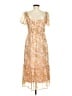 Mimi Chica 100% Polyester Paisley Orange Casual Dress Size M - photo 2