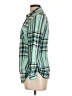 Derek Heart Plaid Teal Long Sleeve Button-Down Shirt Size L - photo 5