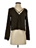 Forever 21 Black Long Sleeve Blouse Size S - photo 1