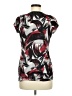 Halo Black Short Sleeve Blouse Size M - photo 2