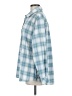 Lulus Plaid Blue Long Sleeve Blouse Size S - photo 5